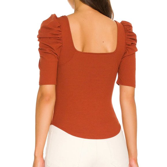 Free People We The Free Women's Night Lily Rib Crop Top in Sienna- Size … - Picture 14 of 16